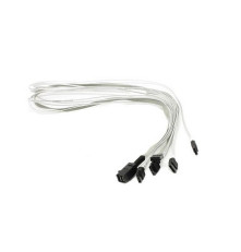 Кабель ACD-SFF8643-SATASB-10M, SFF8643-to-4*SATA+SB ( HDmSAS -to- 4*SATA+SideBand internal cable) 0.1 м (аналог LSI00411, 2279800-R) (6705050-100)