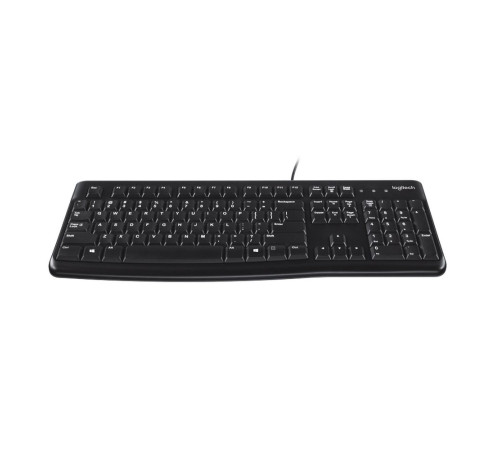 Клавиатура проводная Logitech K120 (USB, waterproof, low profile) OEM