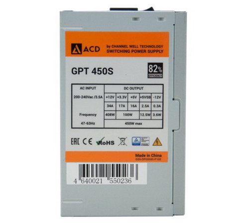 Блок питания 450 Вт ACD GPT450S