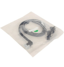 Кабель ACD-RA8643-RASATASB-08M, SFF8643(угловой) -to- 4*SATA(угловой)+SB ( HDmSAS RightAngle -to- 4*SATA RightAngle +SideBand ) 0,75 м (аналог 2279900-R)