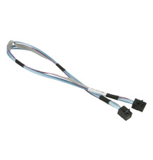 Кабель SuperMicro CBL-SAST-0532, Mini-SAS HD to Mini-SAS HD, 0.5 м, 30AWG,12Gb/s