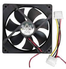 Вентилятор для корпуса ALSEYE AD1225B12H-N1, черный