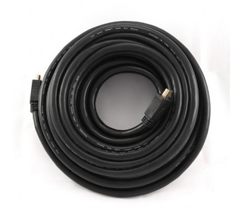 Кабель HDMI Cablexpert CC-HDMI4-20M, 20 м, v1.4, 19M/19M, черный, позол. разъемы, экран