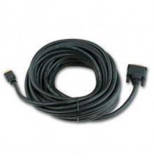 Кабель HDMI-DVI Cablexpert CC-HDMI-DVI-6, 19M/19M, 1.8 м, single link, черный, позол. разъемы, экран