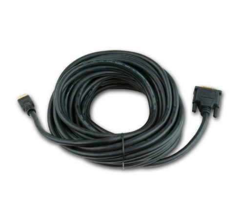 Кабель HDMI-DVI Cablexpert CC-HDMI-DVI-6, 19M/19M, 1.8 м, single link, черный, позол. разъемы, экран