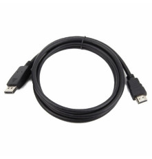 Кабель DisplayPort-HDMI Cablexpert CC-DP-HDMI-3M, 20M/19M, 3 м, черный, экран