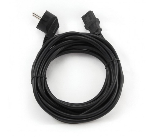Кабель питания Cablexpert, Schuko(S22)- C13, 6А, 3x1кв.мм, с заземлением, 3 м, черный