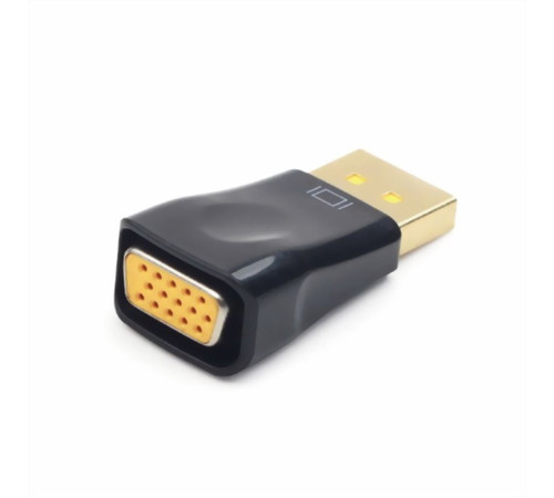 Переходник DisplayPort - VGA Cablexpert, 20M/15F, черный