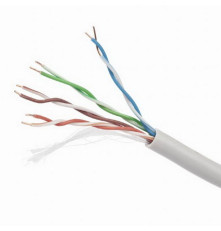 Кабель витая пара Cablexpert UTP 5e, 4 пары, 0.40 мм, CCA, одножильный, 305 м, серый