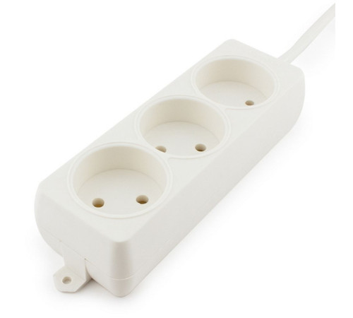 Удлинитель Гарнизон EL-NL3-W-3, 3 розетки, 10А, 3 м, белый
