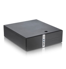 Корпус 300Вт Foxline mATX Desktop 300W, 2xUSB3.0, 2xUSB2.0, toolless, Black, 8cm. fan, powercord