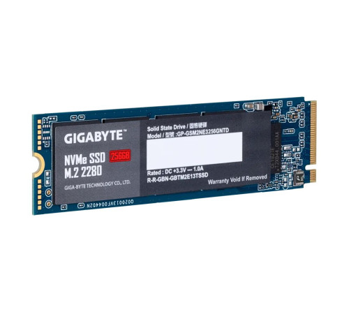 Твердотельный накопитель Gigabyte GP-GSM2NE3256GNTD, 256GB, M.2(22x80mm)
