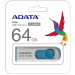 USB накопитель 64GB ADATA C008 USB 2.0, белый/синий