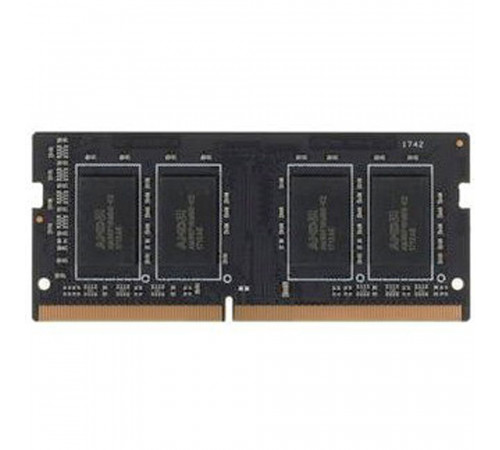 Модуль памяти  AMD Radeon R7 Performance Series Black R748G2606S2S-U 8GB DDR4 2666 SO DIMM Non-ECC, CL16, 1.2V,  RTL (182354)