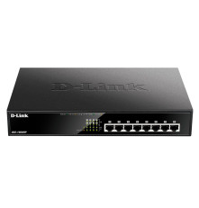 Коммутатор D-Link DGS-1008MP/B1A, черный