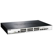 Коммутатор D-Link DGS-1510-28XMP/A1A, черный