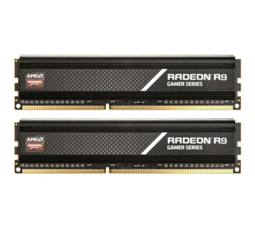 Модуль оперативной памяти AMD Radeon 32GB R9 Gamers Series Black DDR4 3200Mhz DIMM, CL16, 1.35V, Heat Shield, Kit (2x16GB), RTL
