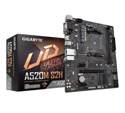 Материнская плата Gigabyte A520M S2H (AM4)