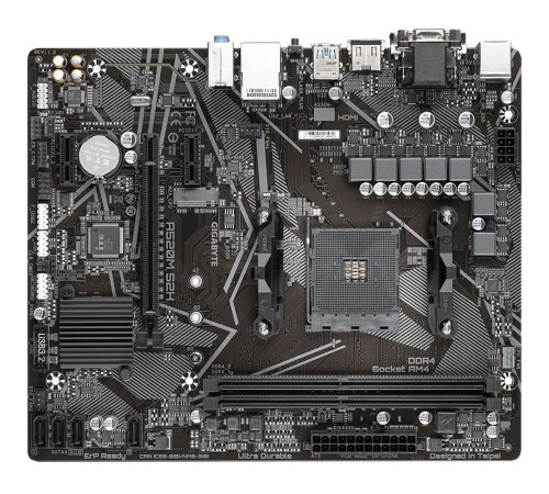 Материнская плата Gigabyte A520M S2H (AM4)