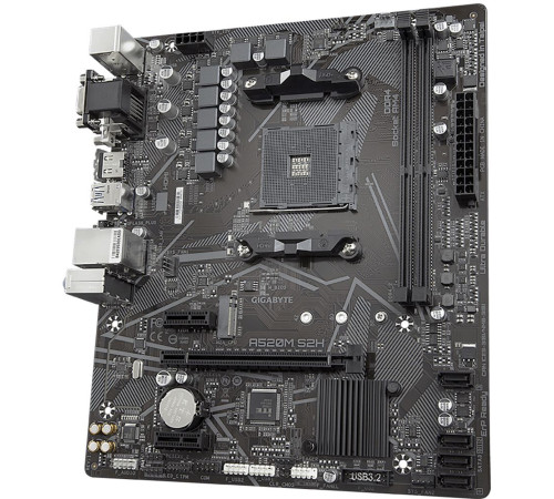 Материнская плата Gigabyte A520M S2H (AM4)