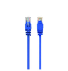 Патч-корд Cablexpert UTP кат.5e, 0.5 м, литой, многожильный, синий