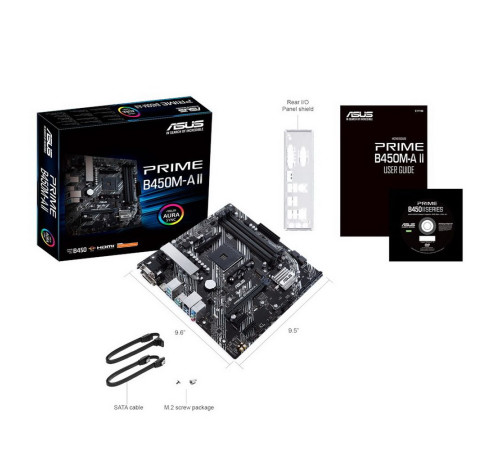 Материнская плата ASUS PRIME B450M-A II (AM4)