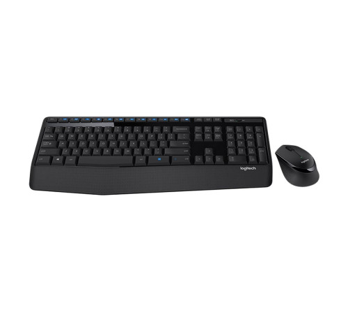 Комплект (клавиатура + мышь) беспроводной Logitech MK345, 104 клавиши, 2.4GHz, USB-ресивер, черный