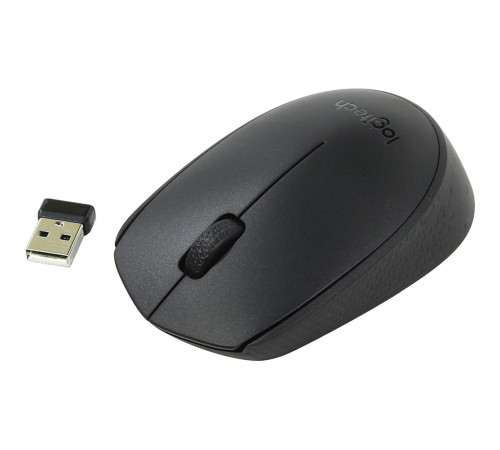 Мышь беспроводная Logitech B170, черный