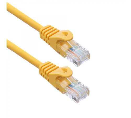 Патч-корд ACD Cat 5e UTP, 24 AWG, 4 Pair, 7/0.18мм, CCA, 0.5 м, желтый