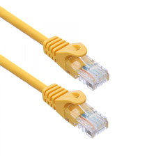 Патч-корд ACD Cat 5e, UTP, 24 AWG, 4 Pair, 7/0.18мм, CCA, 1 м, желтый