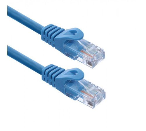 Патч-корд ACD Cat 5e, UTP, 24 AWG, 4 Pair, 7/0.18мм, CCA, 5 м, синий