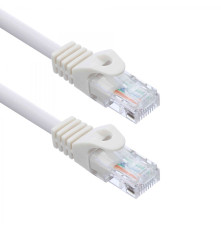 Патч-корд ACD Cat 5e, UTP, 24 AWG, 4 Pair, 7/0.18мм, CU, 1 м, белый