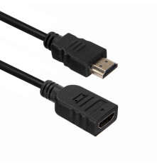 Кабель ACD-DHHF1-30B HDMI 1.4, Golden Plated,19m/19f, HDMI extension, черный, 3 м