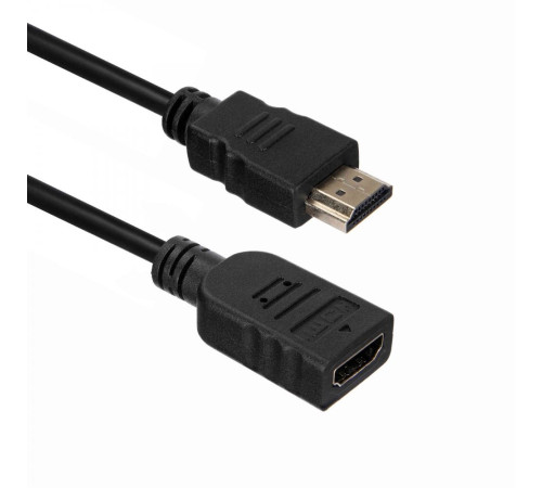 Кабель ACD-DHHF1-30B HDMI 1.4, Golden Plated,19m/19f, HDMI extension, черный, 3 м