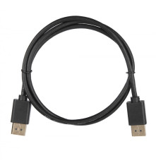 Кабель ACD-DDPM2-10B DisplayPort 1.2, Golden Plated,20m/20m, черный, 1 м