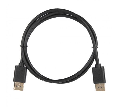 Кабель ACD-DDPM2-10B DisplayPort 1.2, Golden Plated,20m/20m, черный, 1 м