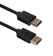 Кабель ACD-DDPM2-18B DisplayPort 1.2, Golden Plated,20m/20m, черный, 1.8 м