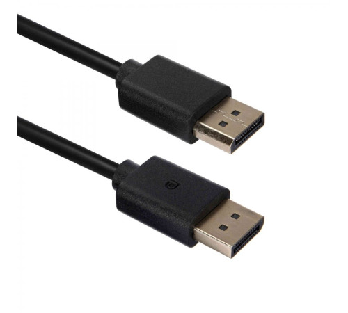 Кабель ACD-DDPM2-18B DisplayPort 1.2, Golden Plated,20m/20m, черный, 1.8 м