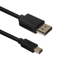 Кабель ACD-DDMM2-18B DisplayPort 1.2, DP-mDP, Golden Plated, 20m/20m, черный, 1.8 м