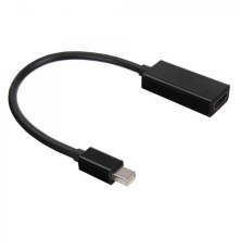 Кабель-адаптер ACD-DAMHF-01B, mDP-HDMI, Golden Plated, 20m/19f, черный, 0.2 м