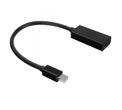 Кабель-адаптер ACD-DAMHF-01B, mDP-HDMI, Golden Plated, 20m/19f, черный, 0.2 м