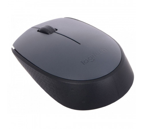 Мышь беспроводная Logitech M170 Gray |910-004642| серая, оптическая, 1000dpi, 2.4 GHz, USB-ресивер, (062887) {10}