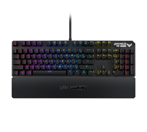 Клавиатура проводная игровая ASUS RA05 TUF GAMING K3 Kailh, 104 клавиши, USB,  черный