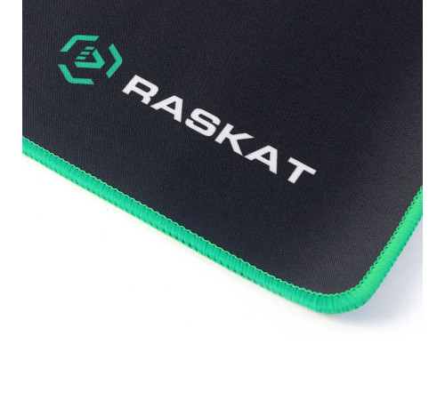 Коврик для мышки Raskat XP18, черный/зеленый
