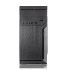 Корпус 450 Вт Foxline FL-702, mATX, 1x5.25EXT, 1x3.5EXT, 2x3.5INT, 2xUSB3.0, HDA, wo FAN, w450W ATX PSU, w1.2m EU pwr cord