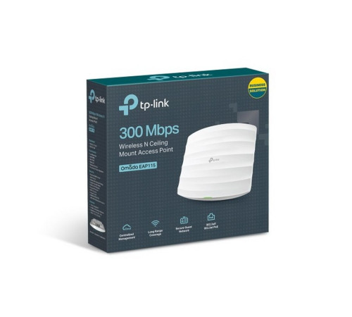 Точка доступа Wi-Fi TP-LINK EAP115, белый