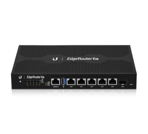 Маршрутизатор Ubiquiti EdgeRouter 6P, черный