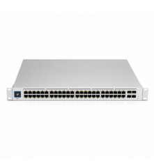 Коммутатор Ubiquiti UniFi Switch Pro 48 PoE, серебристый