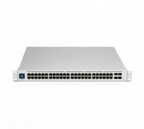 Коммутатор Ubiquiti UniFi Switch Pro 48 PoE, серебристый
