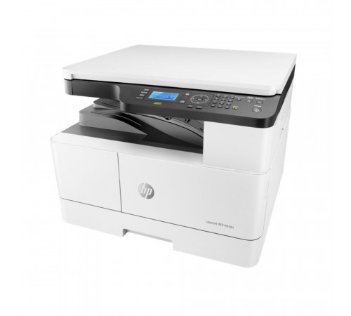 МФУ HP LaserJet M438n, А4, лазерное,черно-белое, 22стр/мин, 1200dpi, 600МГц, 256Мб, USB/Ethernet, 4000стр/картридж, (8AF43A)(129908)